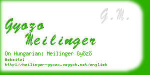 gyozo meilinger business card